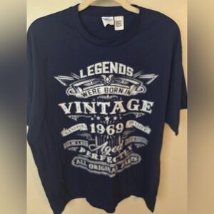 Port & Company Navy graphic Tee.